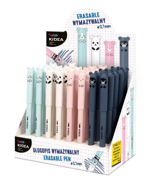 Bolígrafo Borrable Animalitos Tintas Azul